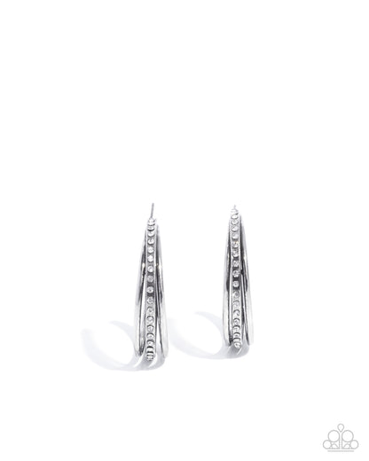 Commanding Culture - White - Paparazzi Earrings