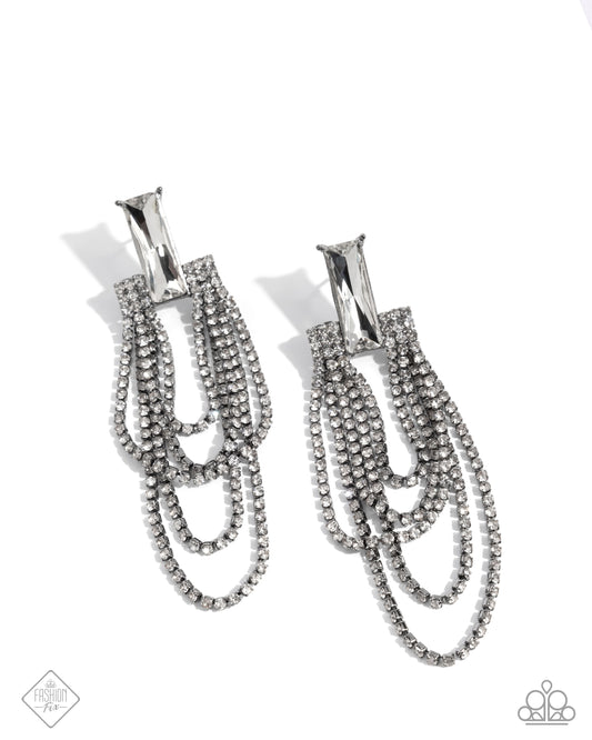 Resounding Radiance - Black - Paparazzi Earrings