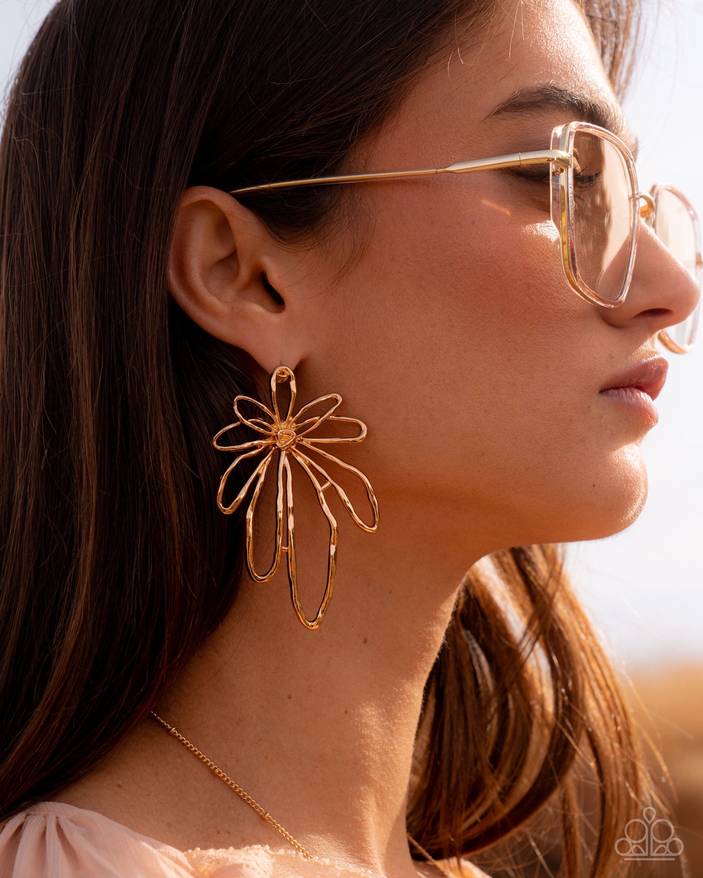 Growing Garden - Gold - Paparazzi Earrings