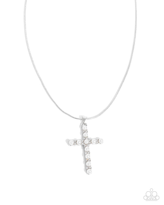 Holy Harmony - White - Paparazzi Necklace