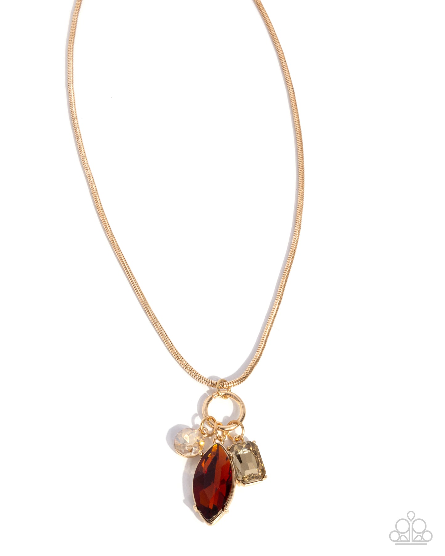 Lively Luminescence - Brown - Paparazzi Necklace