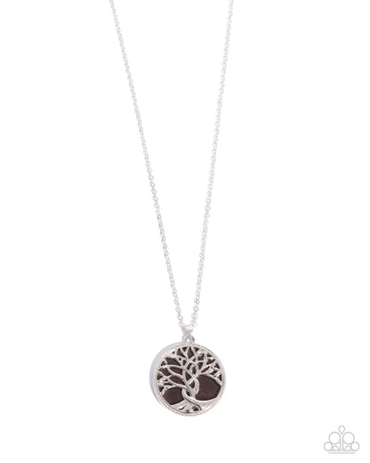 Nordic Nuance - Brown - Paparazzi Necklace