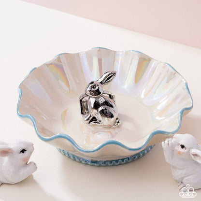 Rabbit Radiance - Silver - Paparazzi Ring