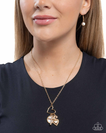 Purely Blessed - Gold - Paparazzi Necklace