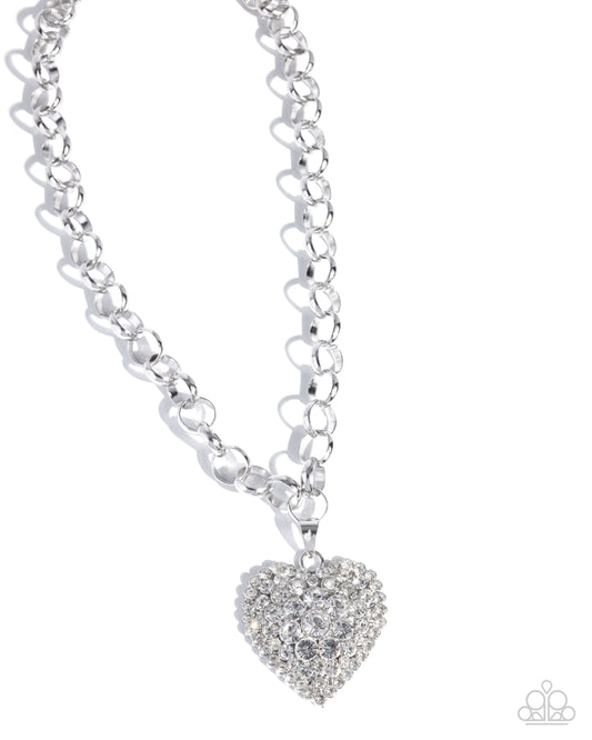 Heartfelt Havana - White - Paparazzi Necklace