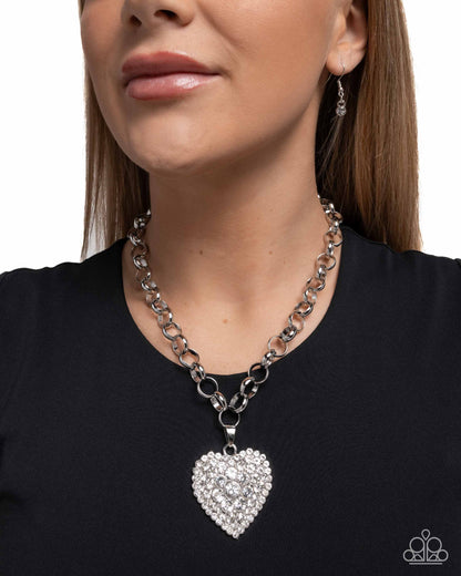 Heartfelt Havana - White - Paparazzi Necklace