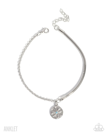 Glistening Growth - Blue - Paparazzi Anklet