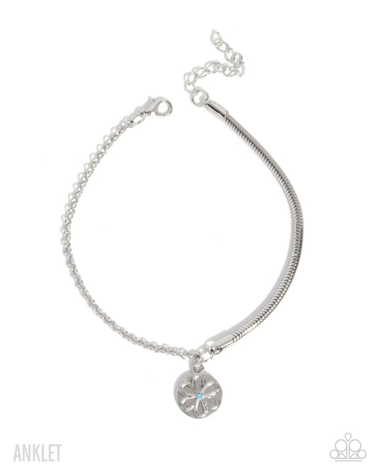 Glistening Growth - Blue - Paparazzi Anklet