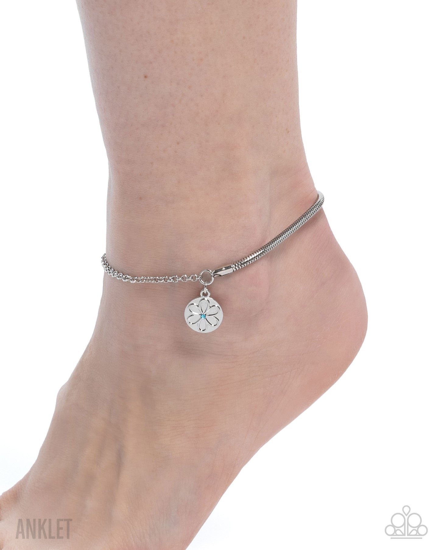 Glistening Growth - Blue - Paparazzi Anklet