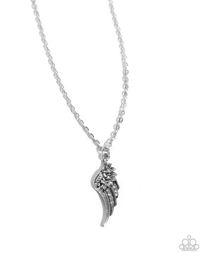 Notorious Nomad - White - Paparazzi Necklace