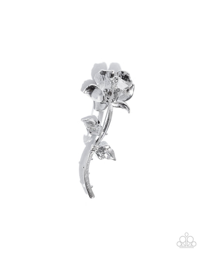 Reliable Rose - Red - Paparazzi Brooch