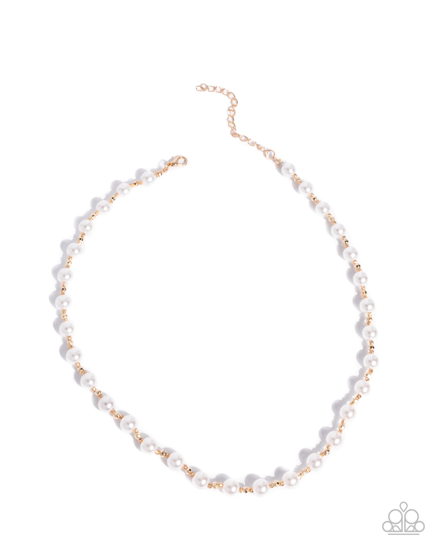 Pearl Premiere - Gold - Paparazzi Necklace