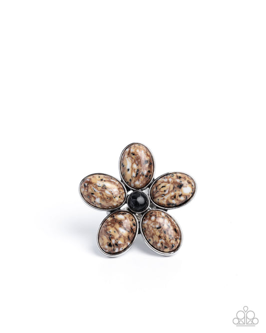Blooming Bounty - Brown - Paparazzi Ring