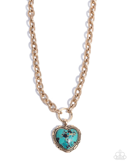Heartfelt Horoscope - Green Necklace, Free-Spirited Feat - Green Bracelet and Expecting Green Earrings (3-Piece Set)