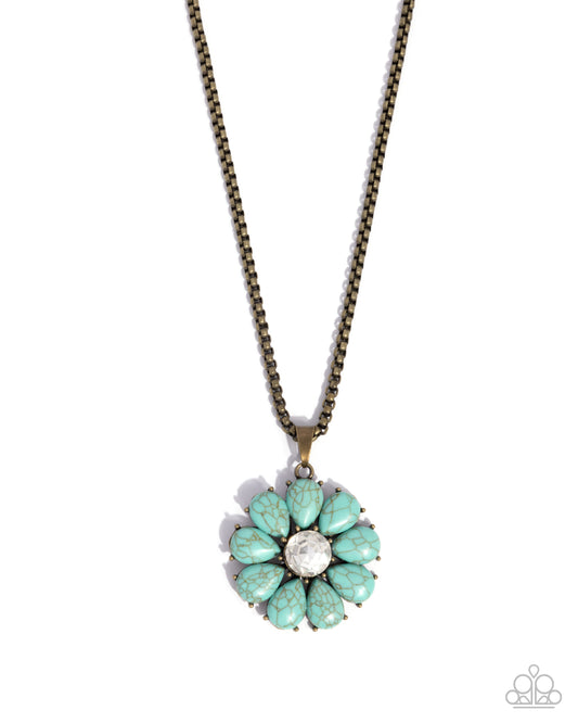 Creative Caliber - Brass - Paparazzi Necklace