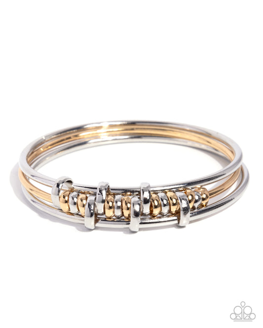 Glistening Guess - Multi - Paparazzi Bangles