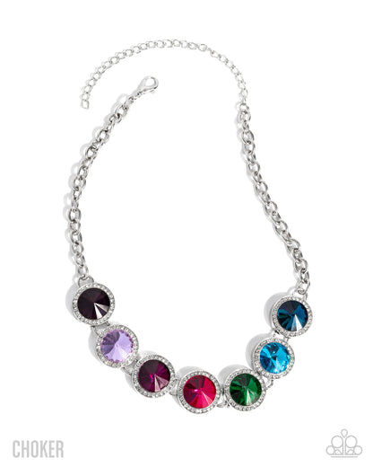 Royal Palette - Multi - Paparazzi Choker Necklace