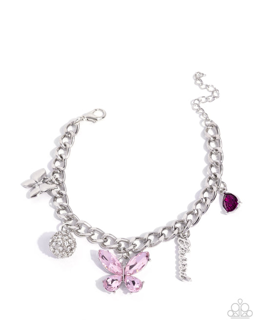 Luminous Lift - Pink - Paparazzi Bracelet