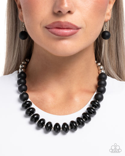 Coming Soon - Polished Promotion - Black - Paparazzi Necklace