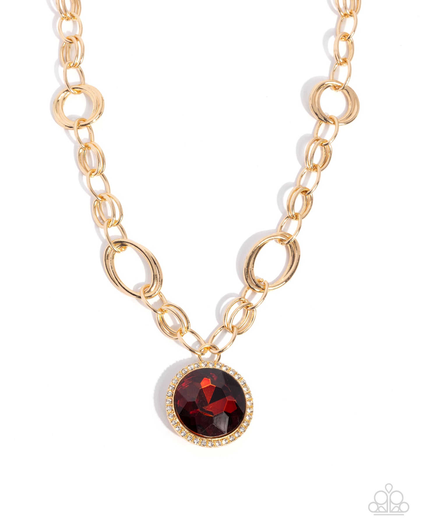 Sophisticated Statement - Brown - Paparazzi Necklace