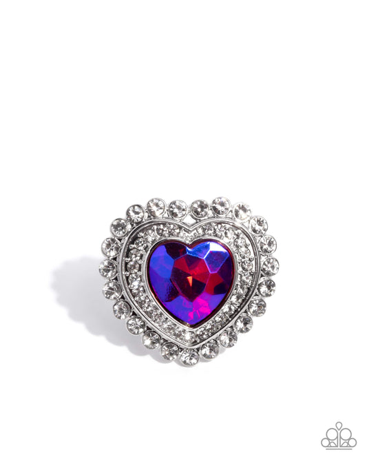 Head Over HEART - Pink - Paparazzi Ring