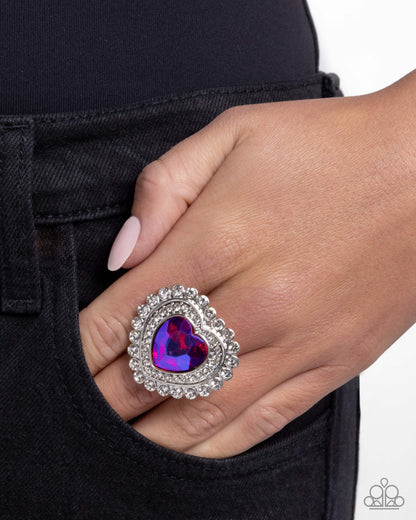 Head Over HEART - Pink - Paparazzi Ring