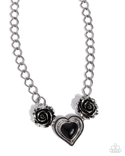 Be My Forever - Black - Paparazzi Necklace
