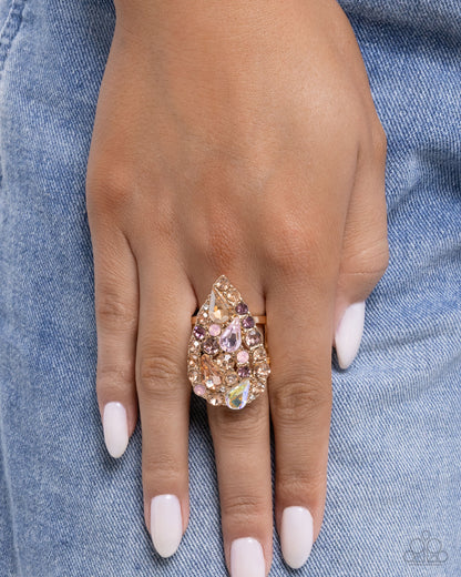 Gatsby Gamut - Pink - Paparazzi Ring