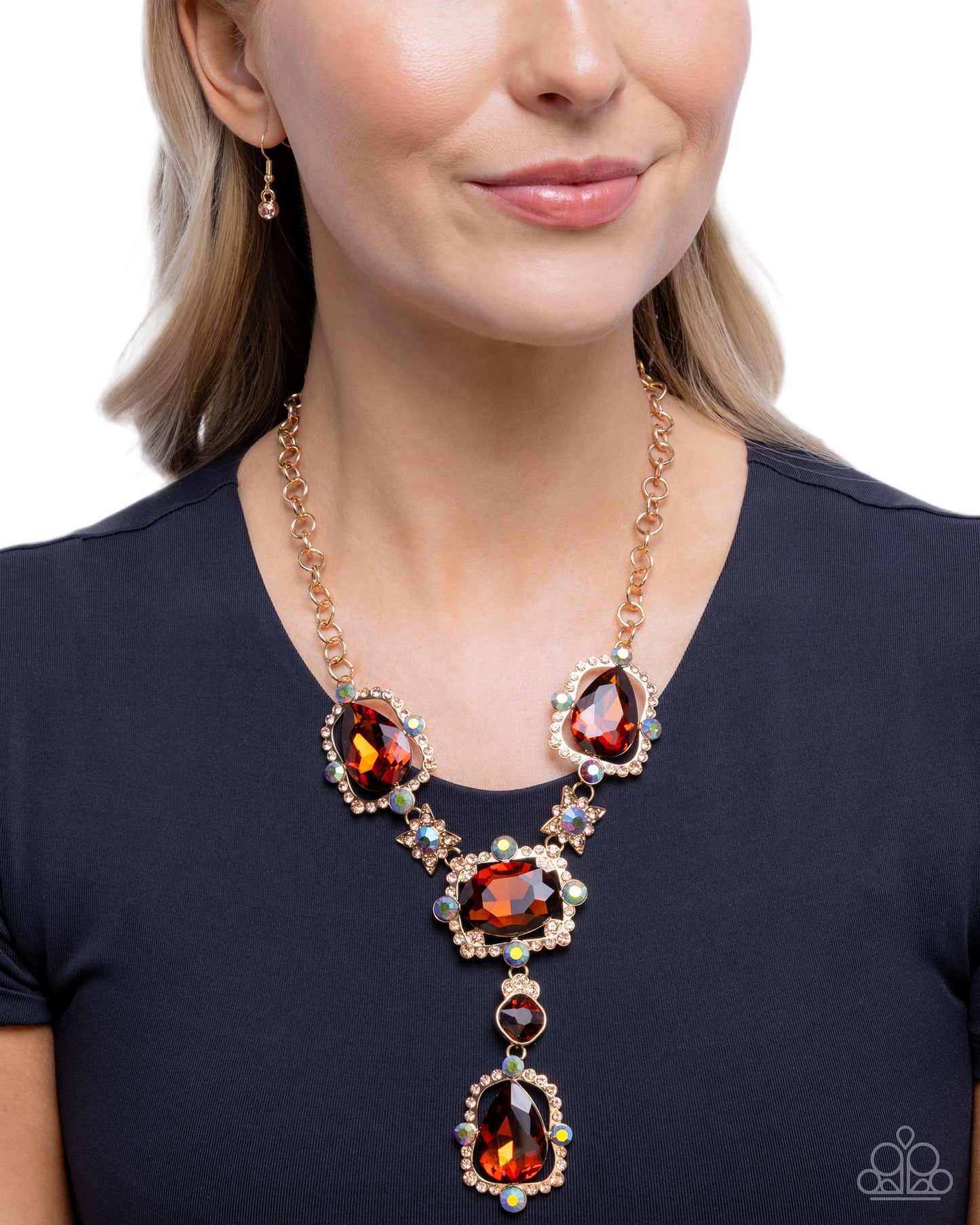 Fancy Formula - Brown - Paparazzi Necklace