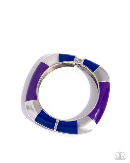 Painted Perfection - Purple - Paparazzi Bracelet