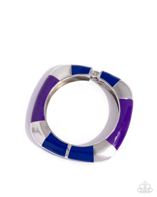 Painted Perfection - Purple - Paparazzi Bracelet