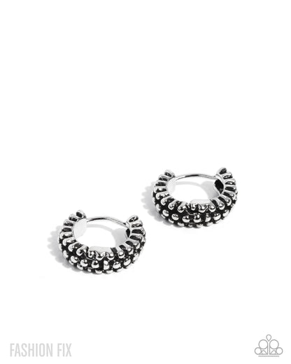 Classic Character - Silver - Paparazzi Earrings