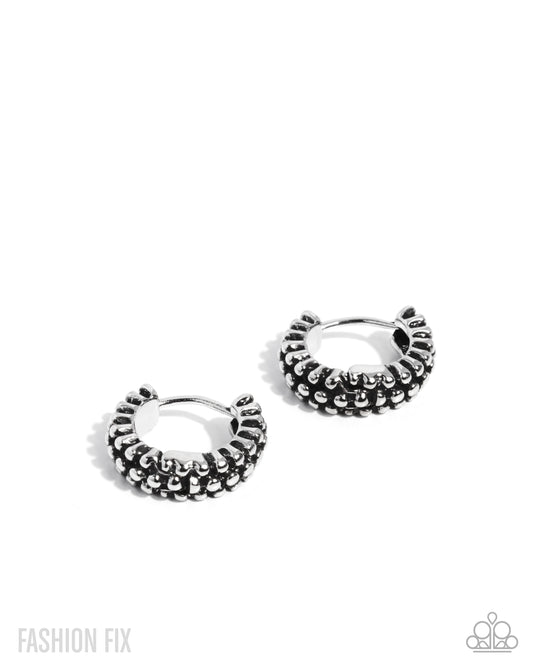 Classic Character - Silver - Paparazzi Earrings