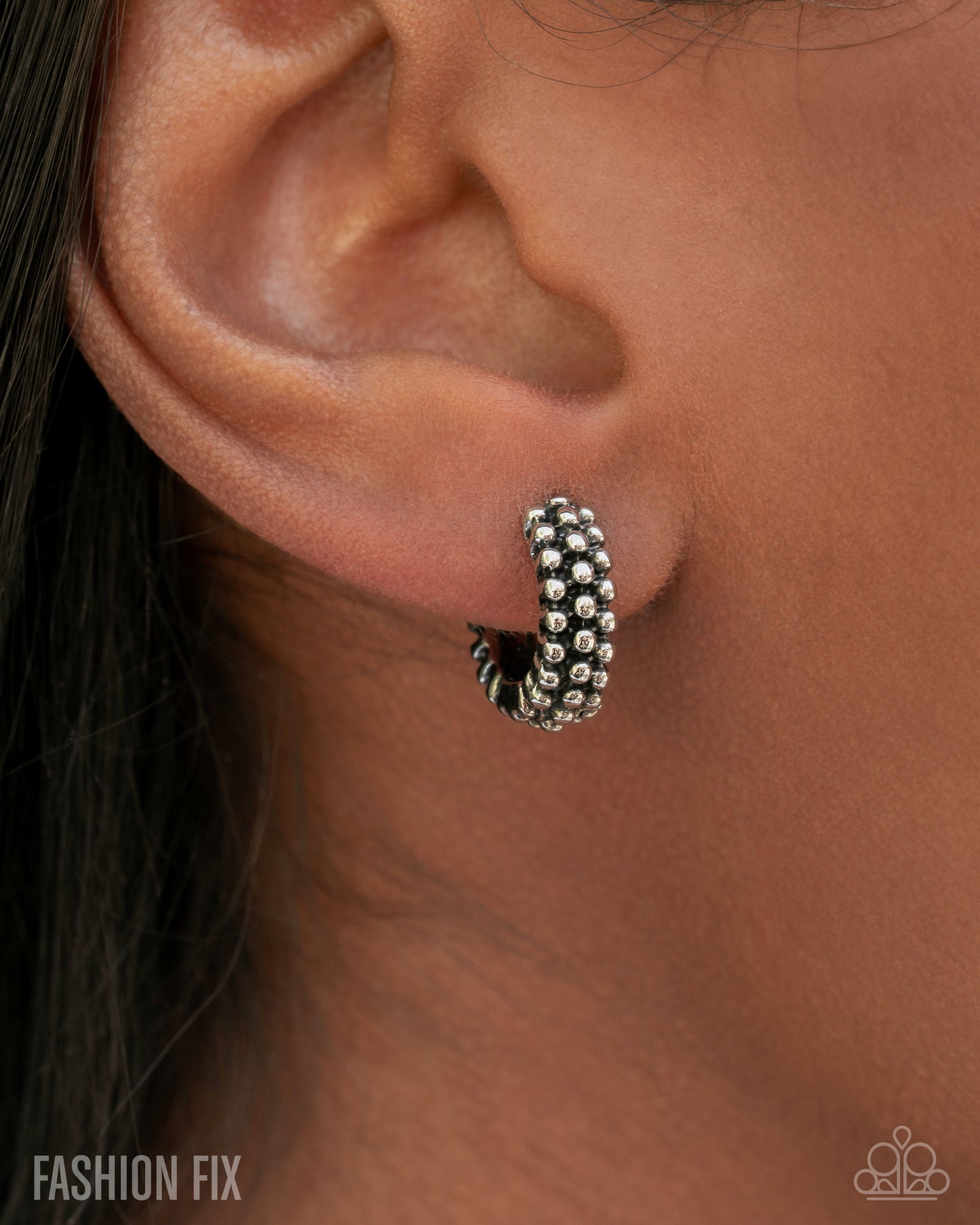 Classic Character - Silver - Paparazzi Earrings