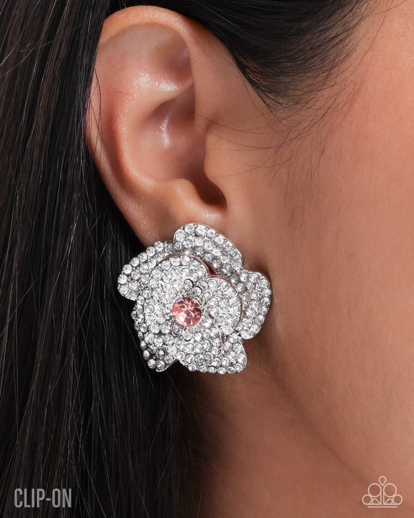 Coming Soon - Shimmery Surety - Pink - Paparazzi Clip On Earrings