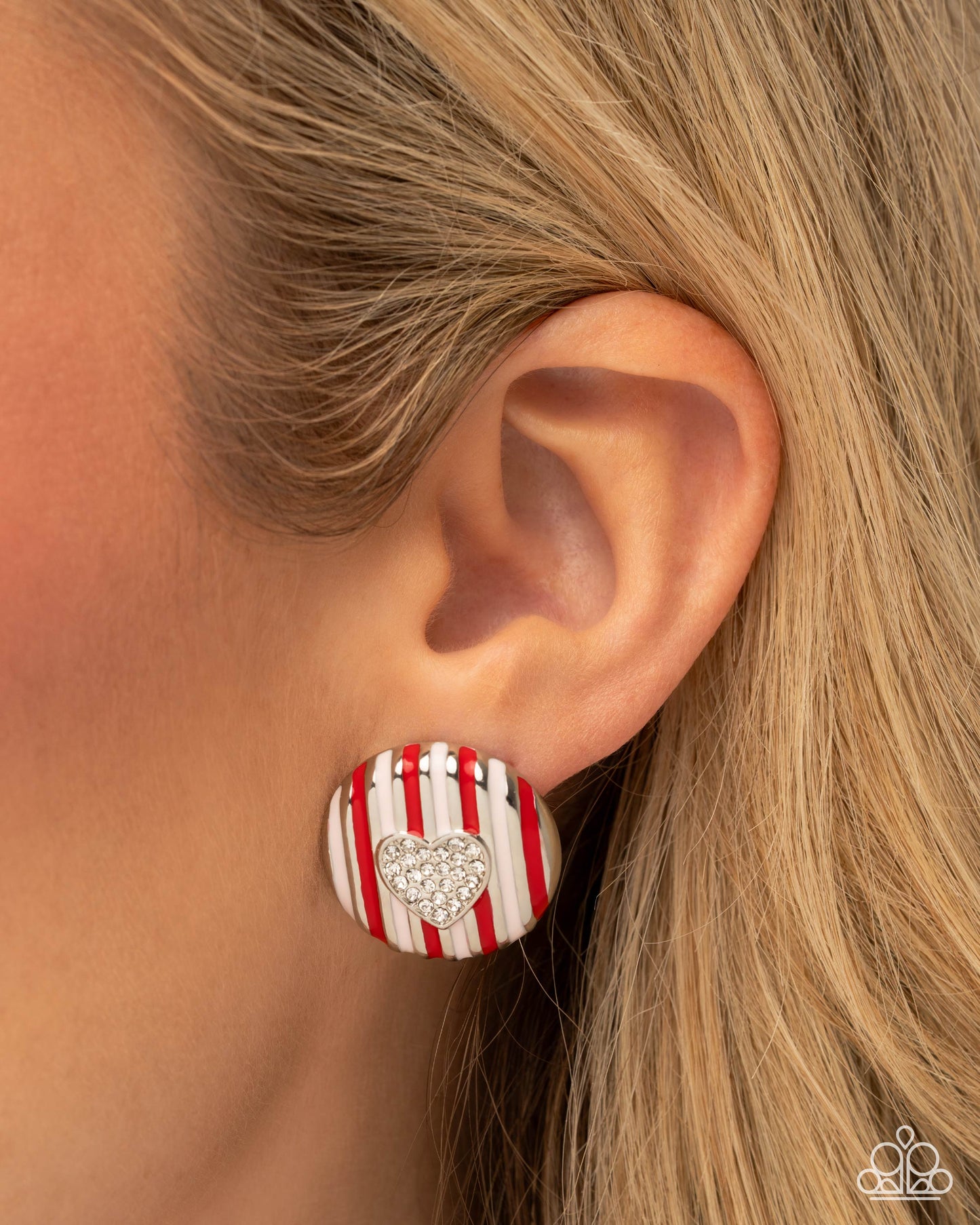 Striped Surprise - Multi - Paparazzi 2 Piece Earrings and Ring Set