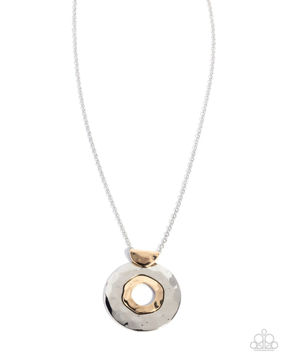Mismatched Melody - Silver - Paparazzi Necklace