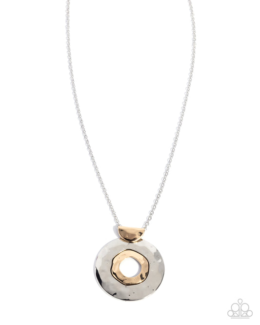 Mismatched Melody - Silver - Paparazzi Necklace