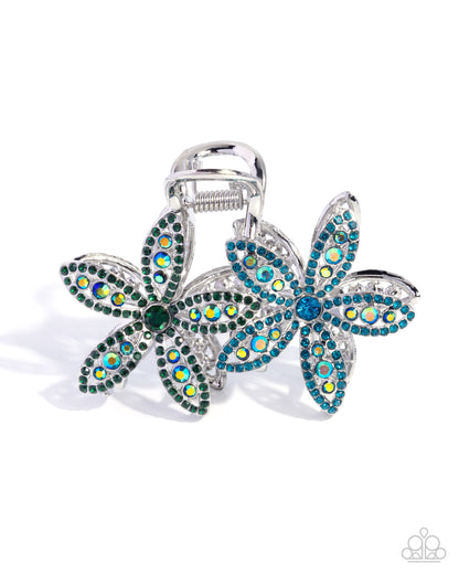 Blooming Beacon - Multi - Paparazzi Claw Clip