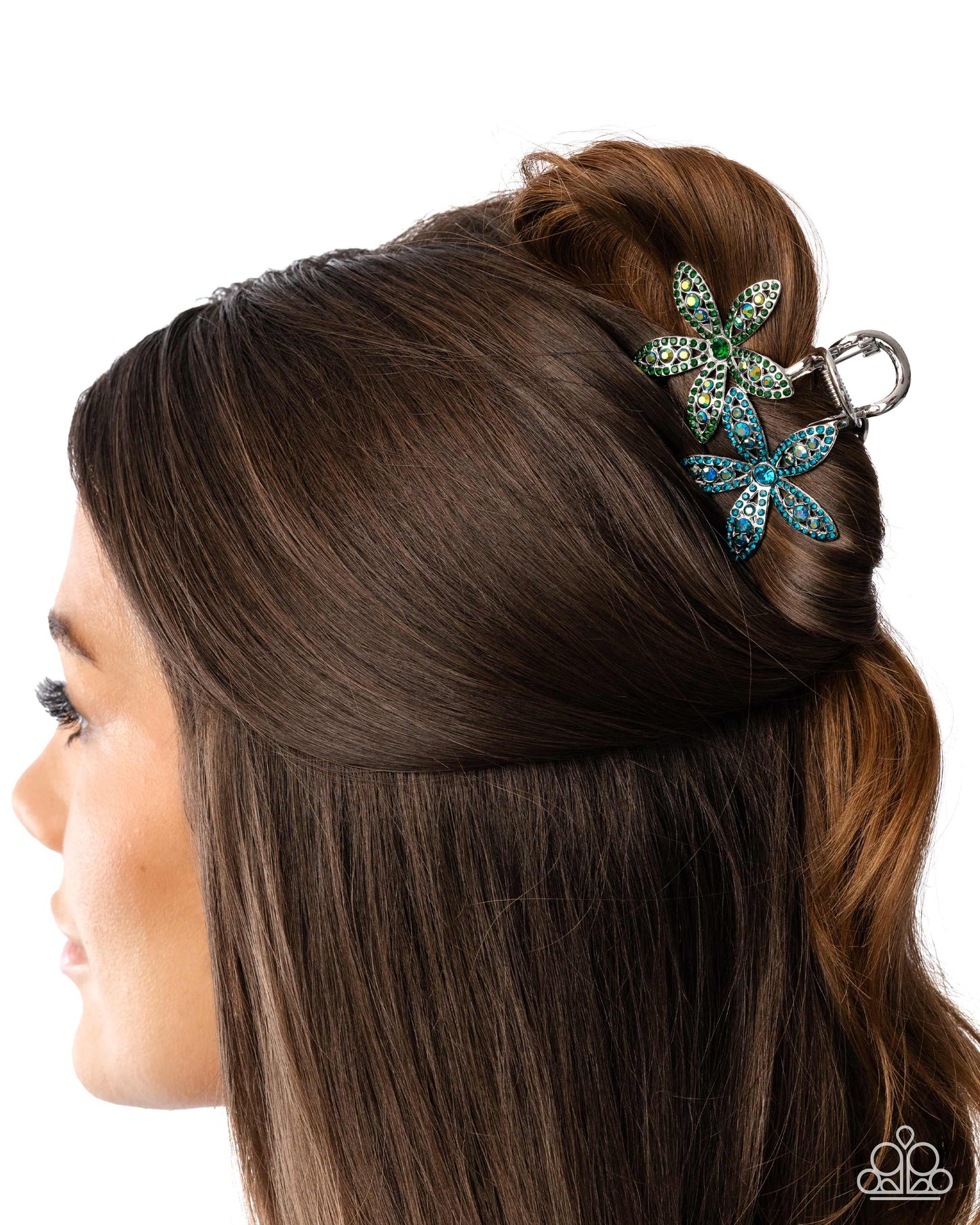 Blooming Beacon - Multi - Paparazzi Claw Clip