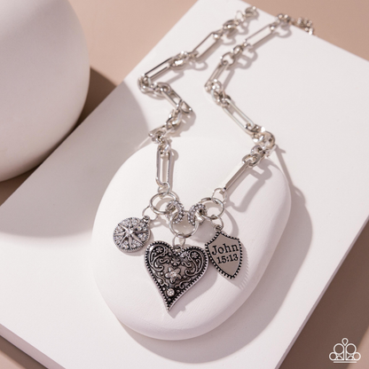 Greater Love - White - Paparazzi Necklace