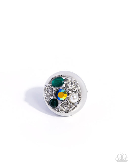 Malibu Mecca - Green - Paparazzi Ring