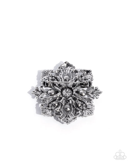 Professional Pairing - White - Paparazzi Brooch