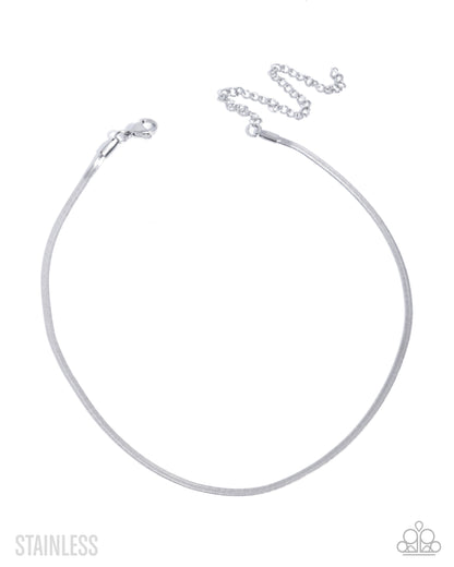 Illusive Industry - Silver Necklace and Sassy Sensei -Silver Bracelet Set