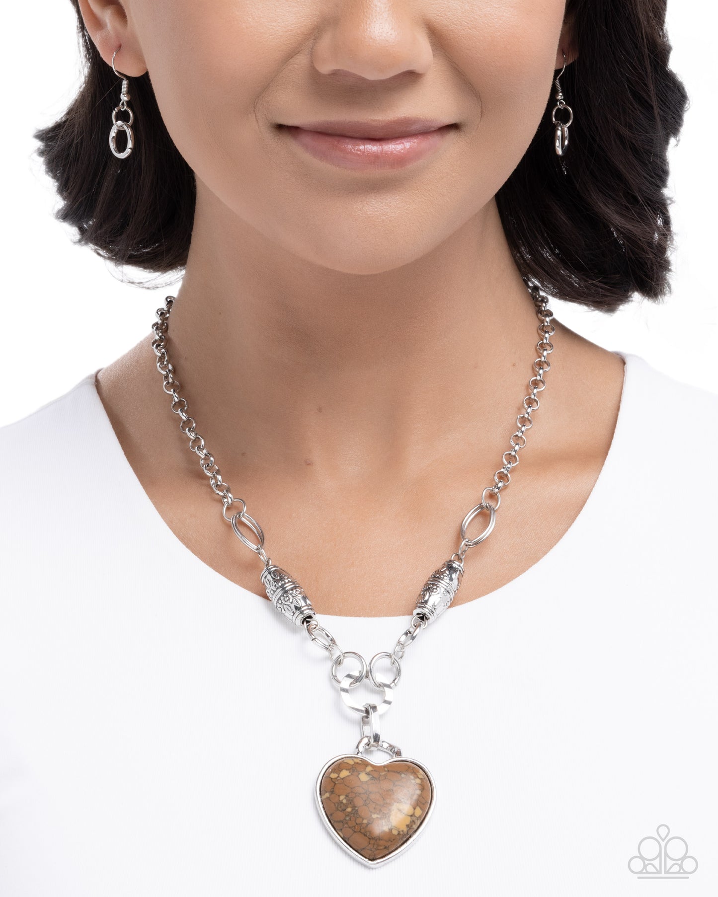 Suitable Stones - Brown - Paparazzi Necklace