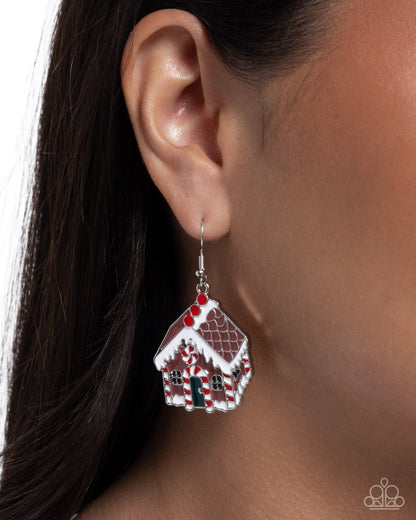 Gingerbread Competition - Multi - Paparazzi Earrings