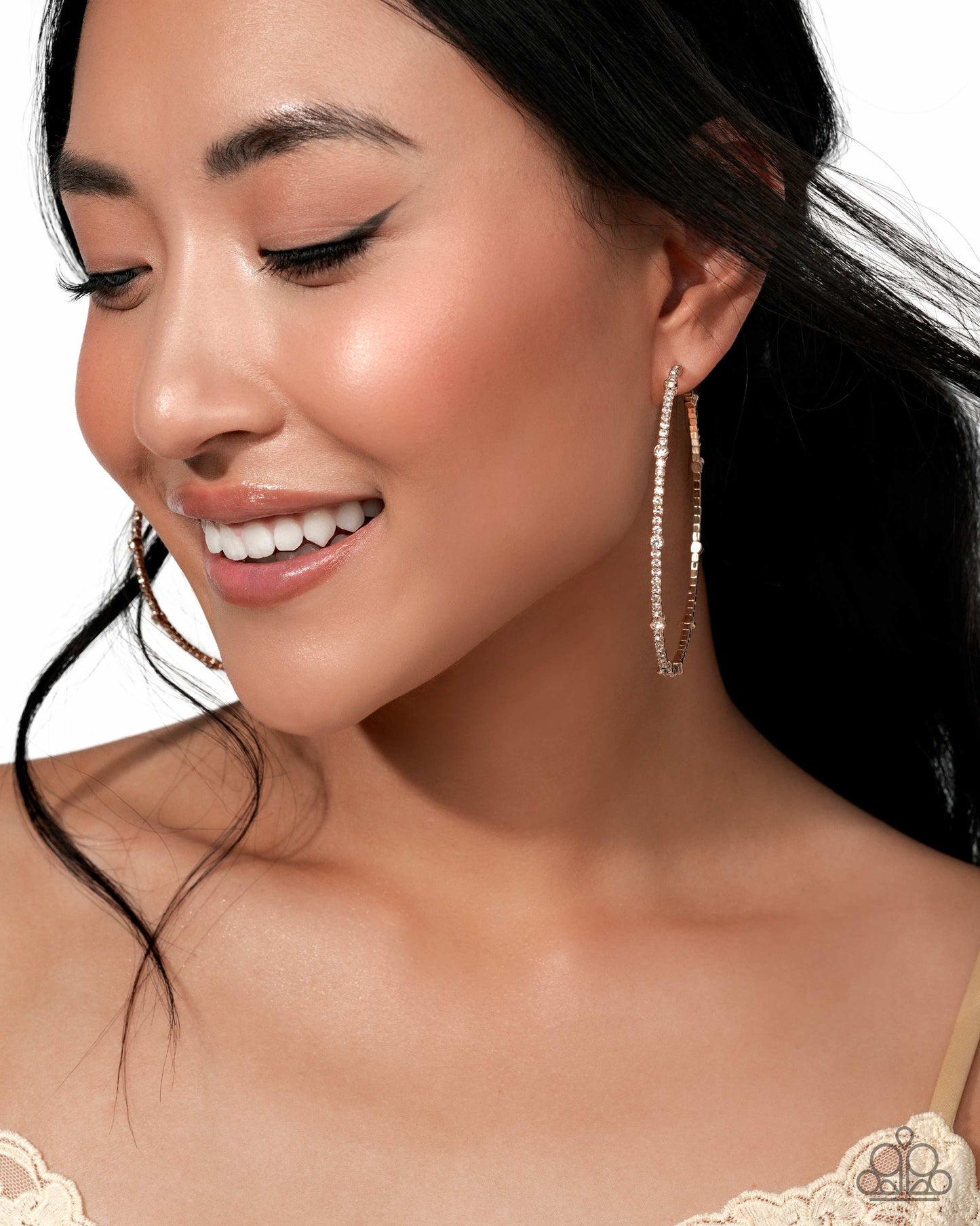 Sensational Squares - Gold - Paparazzi Earrings