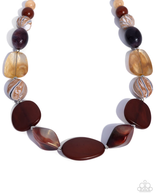 All Beauty - Brown - Paparazzi Necklace
