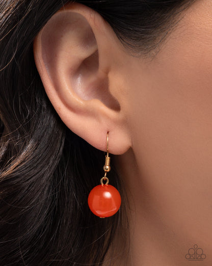 Modular Malibu - Orange - Paparazzi Necklace