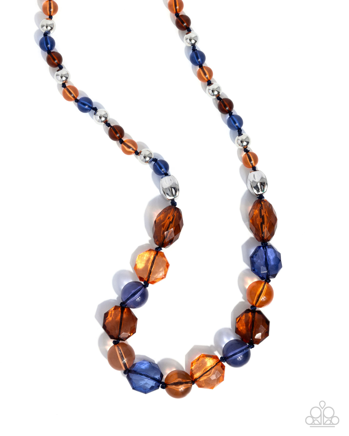 Smooth Shape - Blue - Paparazzi Necklace